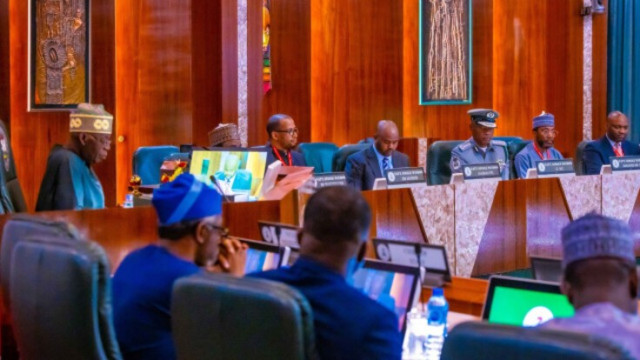 President Bola Ahmed Tinubu during  the inauguration of the National Single Window Steering Committee on 16th April 2024